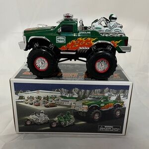2007 Hess Monster Truck with Motorcycles
